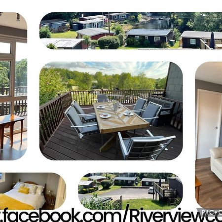 180 River View Cabin Caeathro Exterior foto