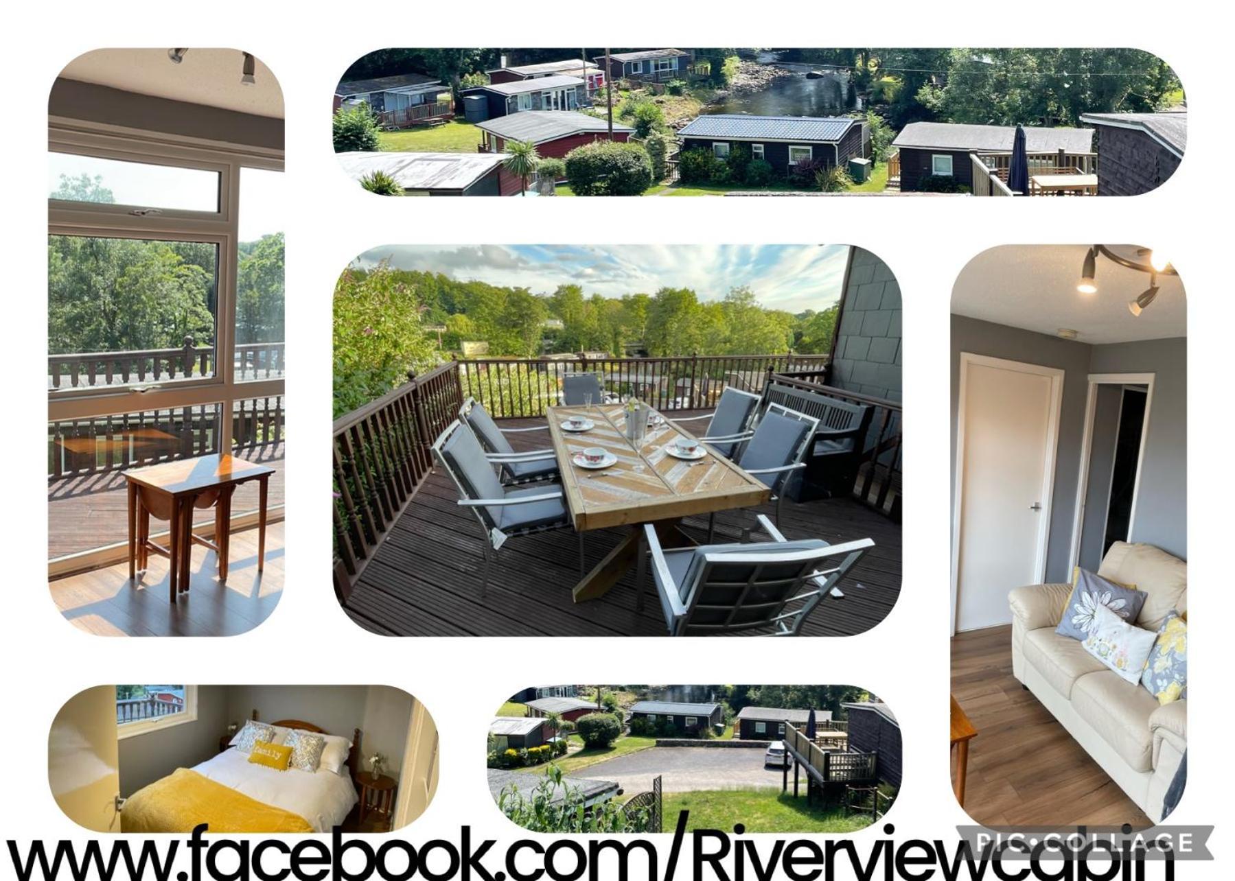 180 River View Cabin Caeathro Exterior foto